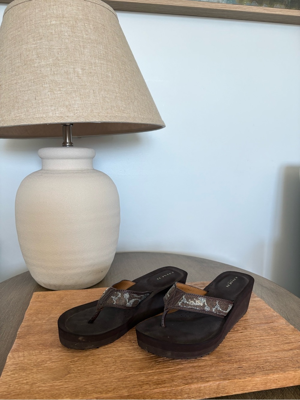 Coach Jolene Wedge Sandals